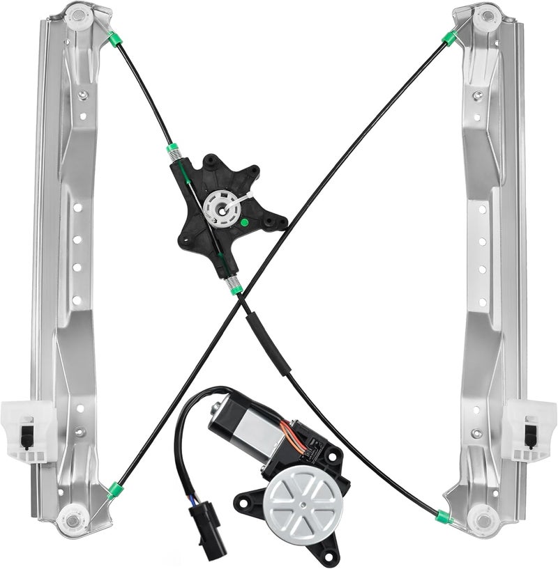 XIMAKA Front Driver Side Power Window Regulator with Motor (6 Pins) Fit for 2008-2016 Town & Country, 2008-2020 Dodge Grand Caravan, 2012-2015 Ram C/V, 748-508 - Image 1
